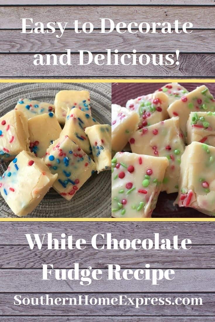 Easy White Chocolate Fudge Recipe Southern Home Express