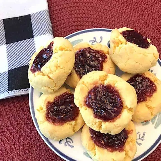 Raspberry Thumbprint Cookies Recipe - Southern Home Express