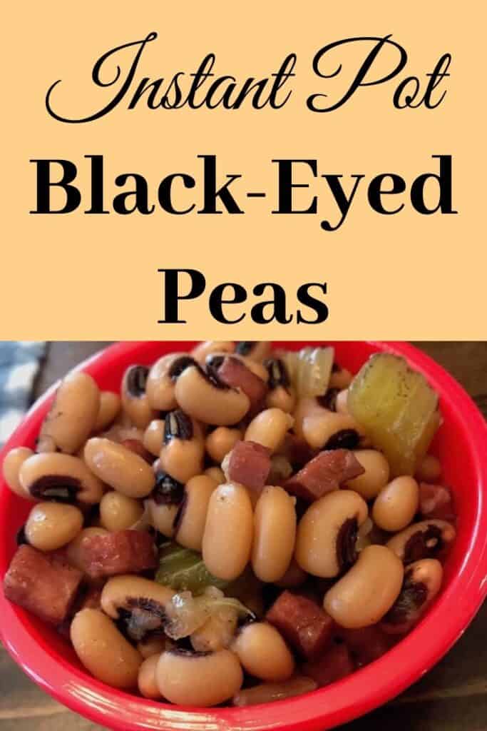 Bowl of black-eyed peas