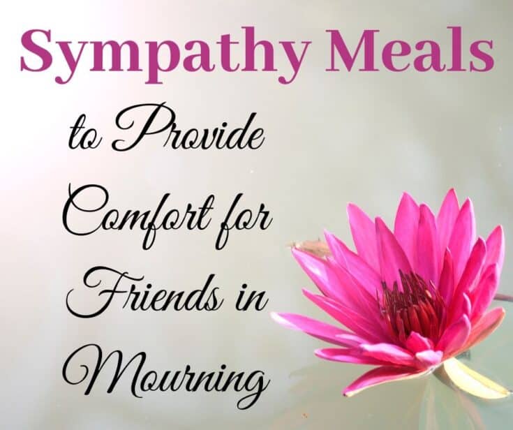 Sympathy Meal Ideas Southern Home Express