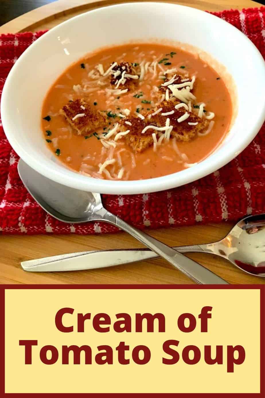 Easy Homemade Cream of Tomato Soup - Southern Home Express