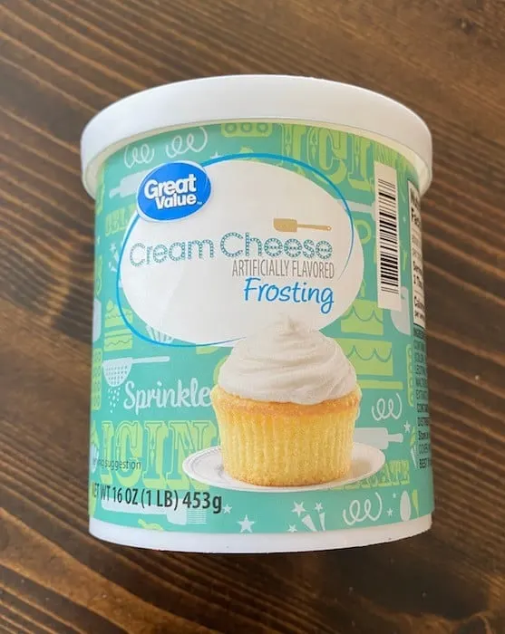 Ready-made cream cheese frosting