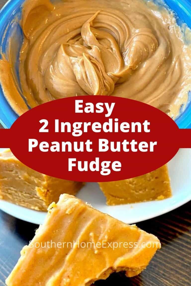2Ingredient Peanut Butter Fudge Southern Home Express