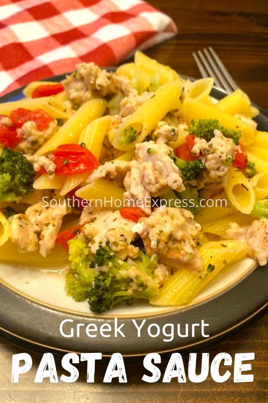 LowFat Greek Yogurt Alfredo Sauce Southern Home Express