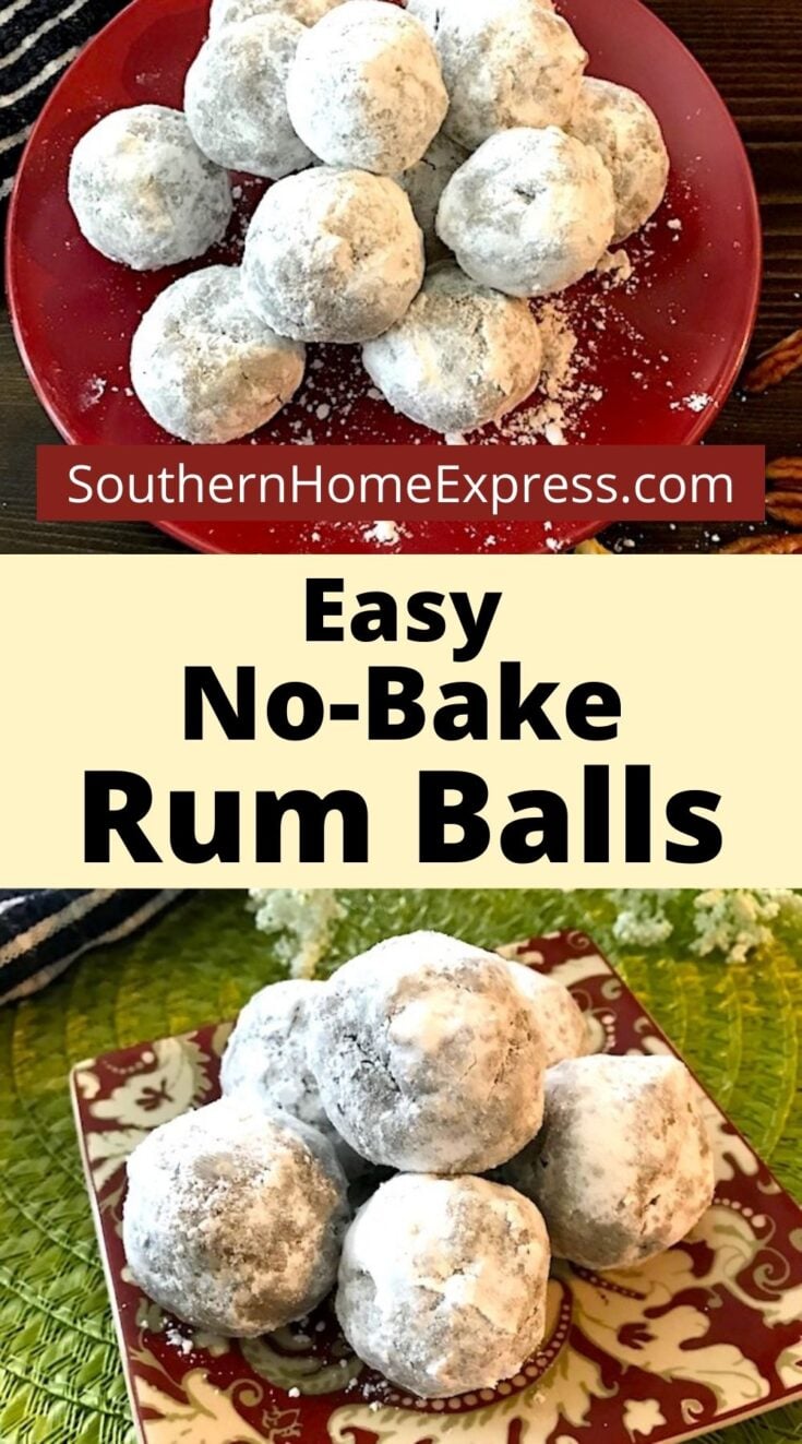 Easy NoBake Rum Balls Recipe Southern Home Express