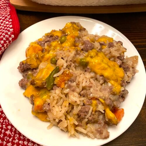 serving of beef shop-the-pantry casserole