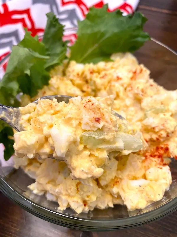 bowl of egg salad