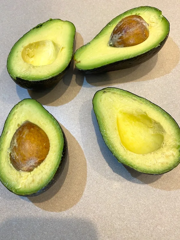 avocado halves