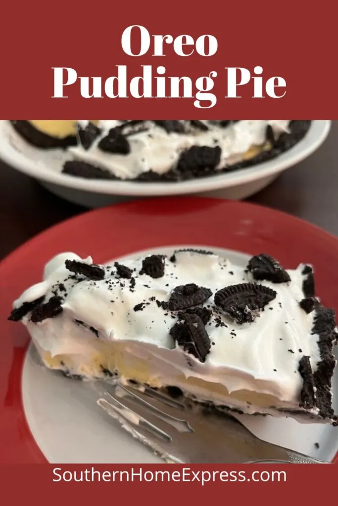 Oreo cookies n discount cream pudding pie