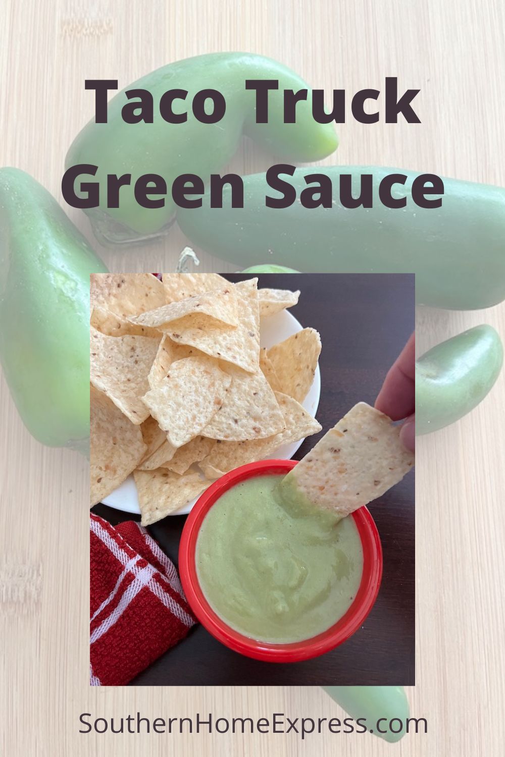 Taco Truck Green Sauce Recipe Southern Home Express