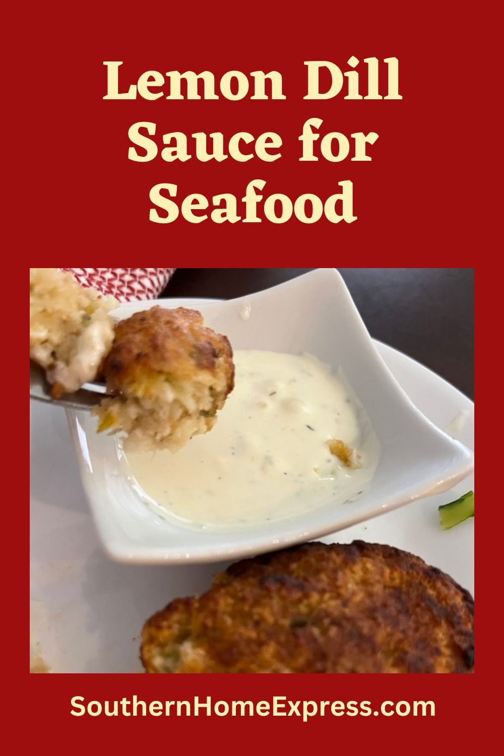 Easy Lemon Dill Cream Sauce Recipe for Seafood Southern Home Express