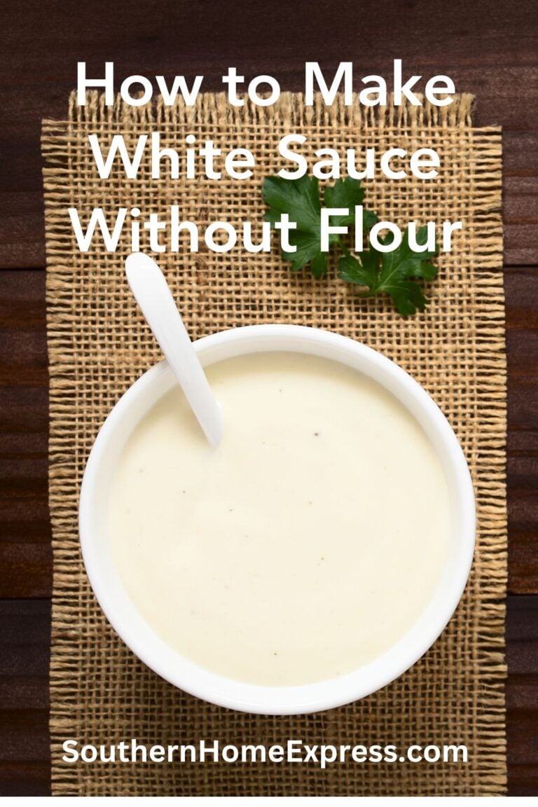 How to Make White Sauce Without Flour Southern Home Express