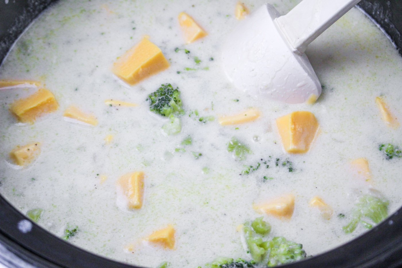 Slow Cooker Broccoli Cheese Soup with Velveeta Southern Home Express