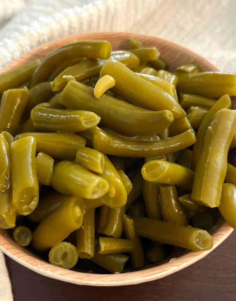 bowl of green beans