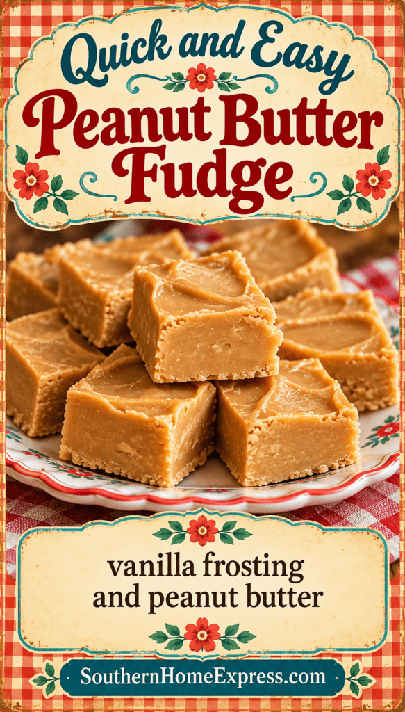 plate of fudge with list of ingredients