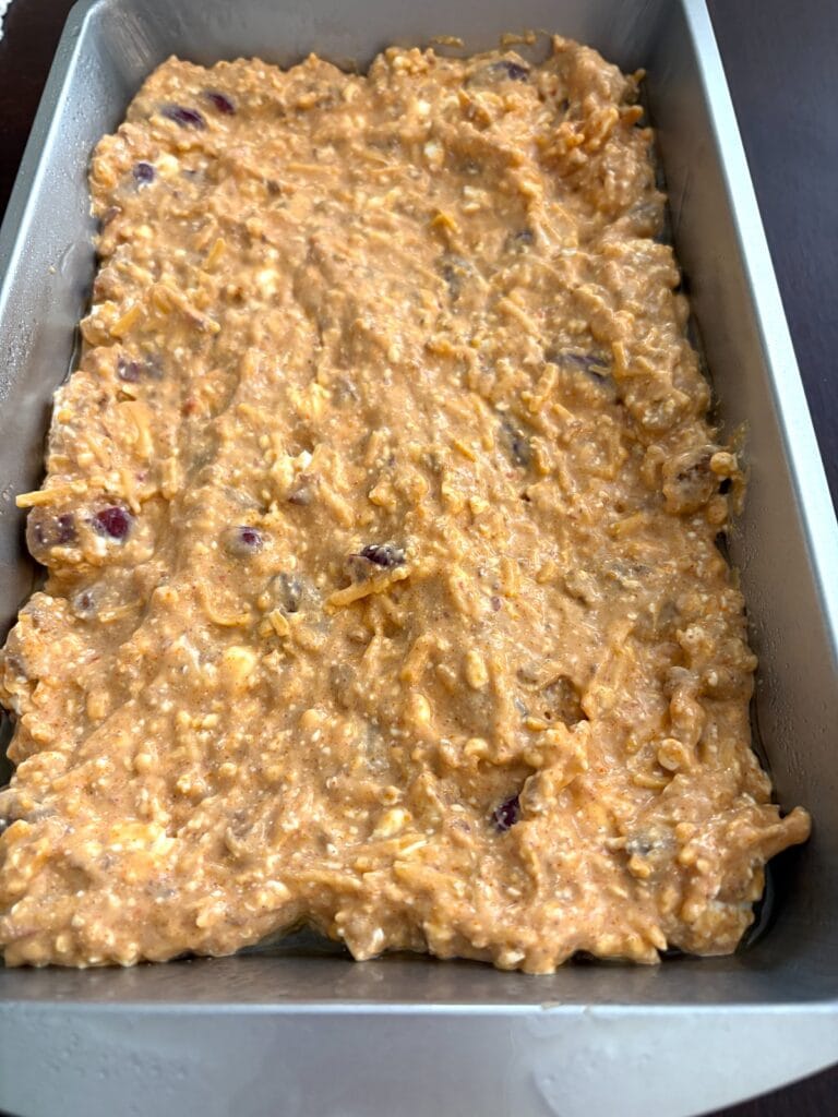 chili cheese dip mixture in a pan