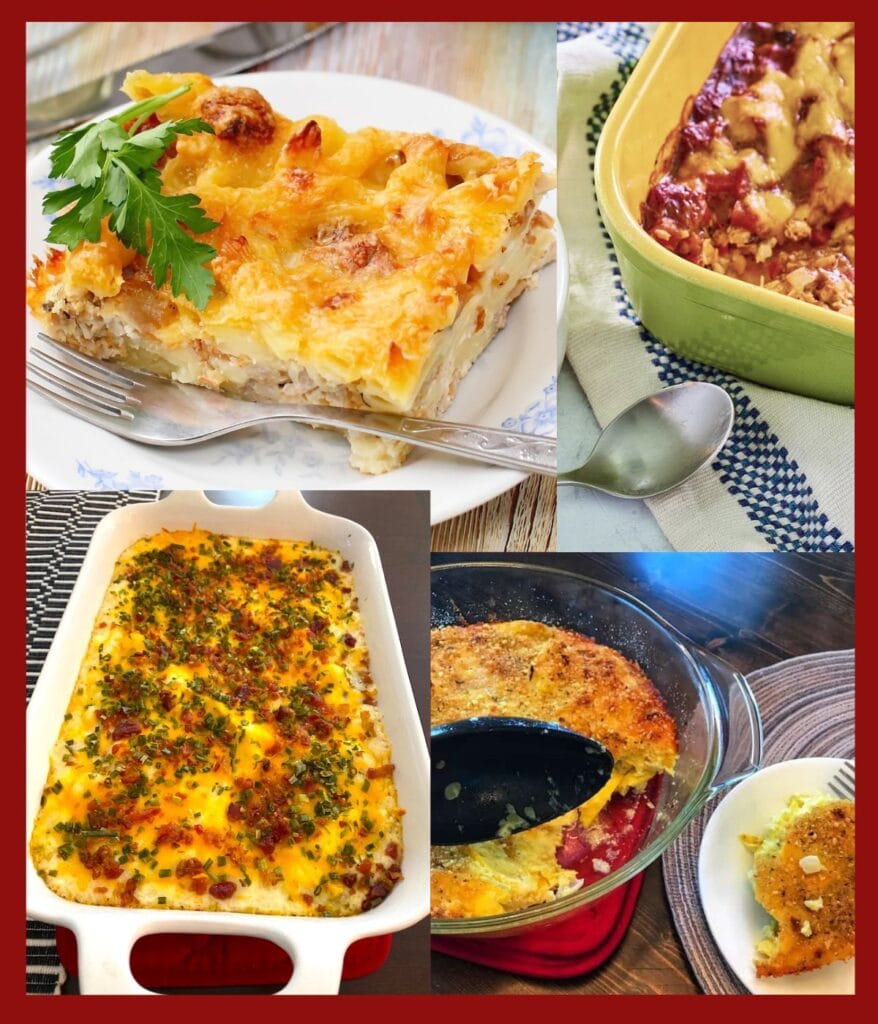 variety of easy casserole dinners