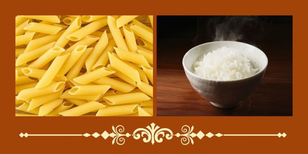 pasta and rice to make easy casserole dinners