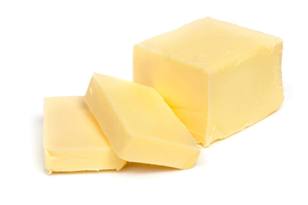 sliced butter